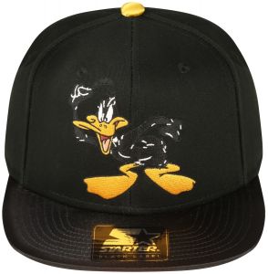 Starter Dafft Duck Action Snapback Cap - Black/Black