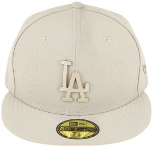 New Era Los Angeles Dodgers Poly Tonal Fitted Cap - Grey/Grey