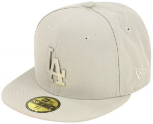 New Era Los Angeles Dodgers Poly Tonal Fitted Cap - Grey/Grey