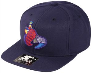 Money Pop Gorilla Snapback Cap - Navy/Navy